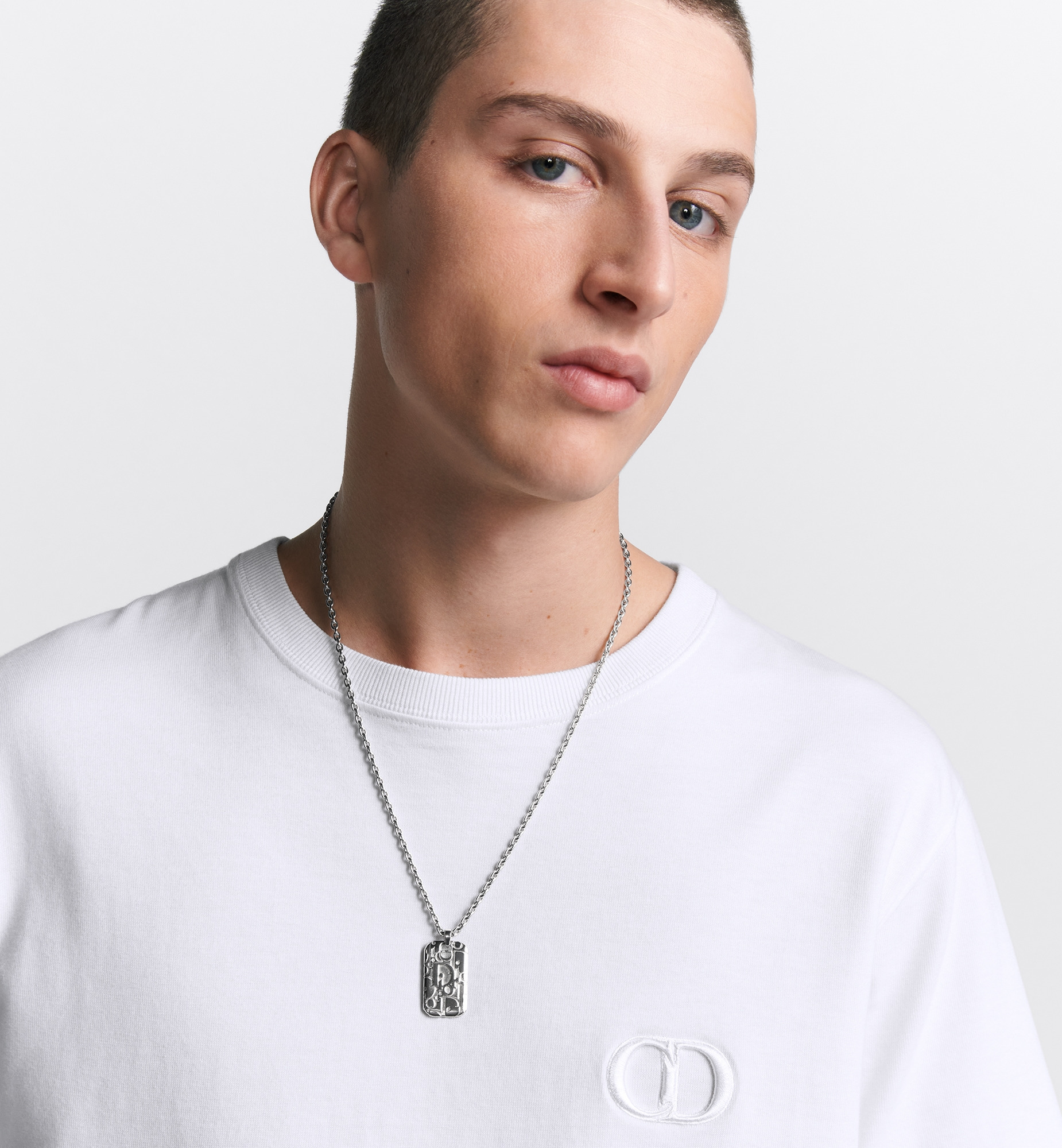 Dior Oblique Plate Pendant Necklace - 2