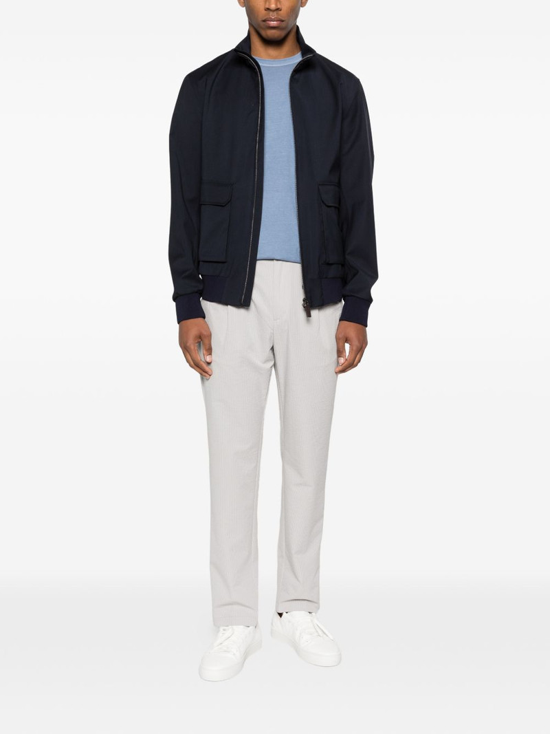 Herno seer-crease trousers outlook