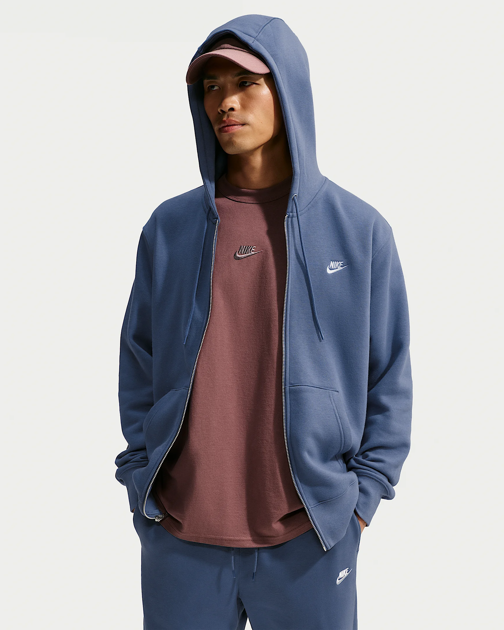 Nike Club Men's Full-Zip Fleece Hoodie - 1