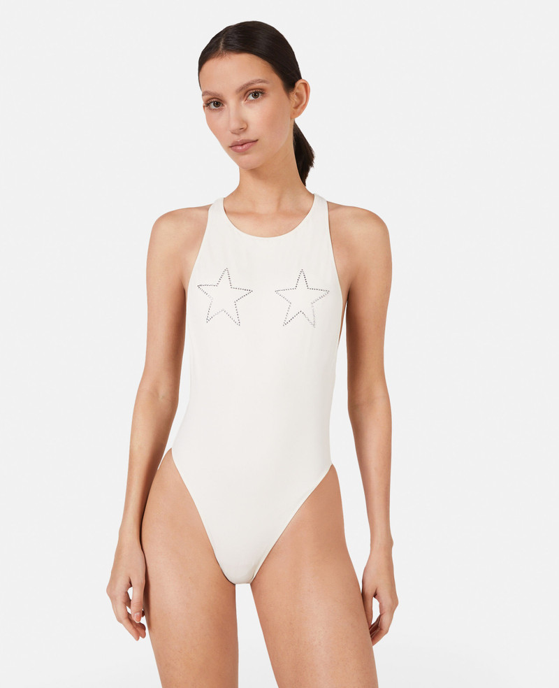 Stella McCartney Diamanté Star Racerback Swimsuit outlook