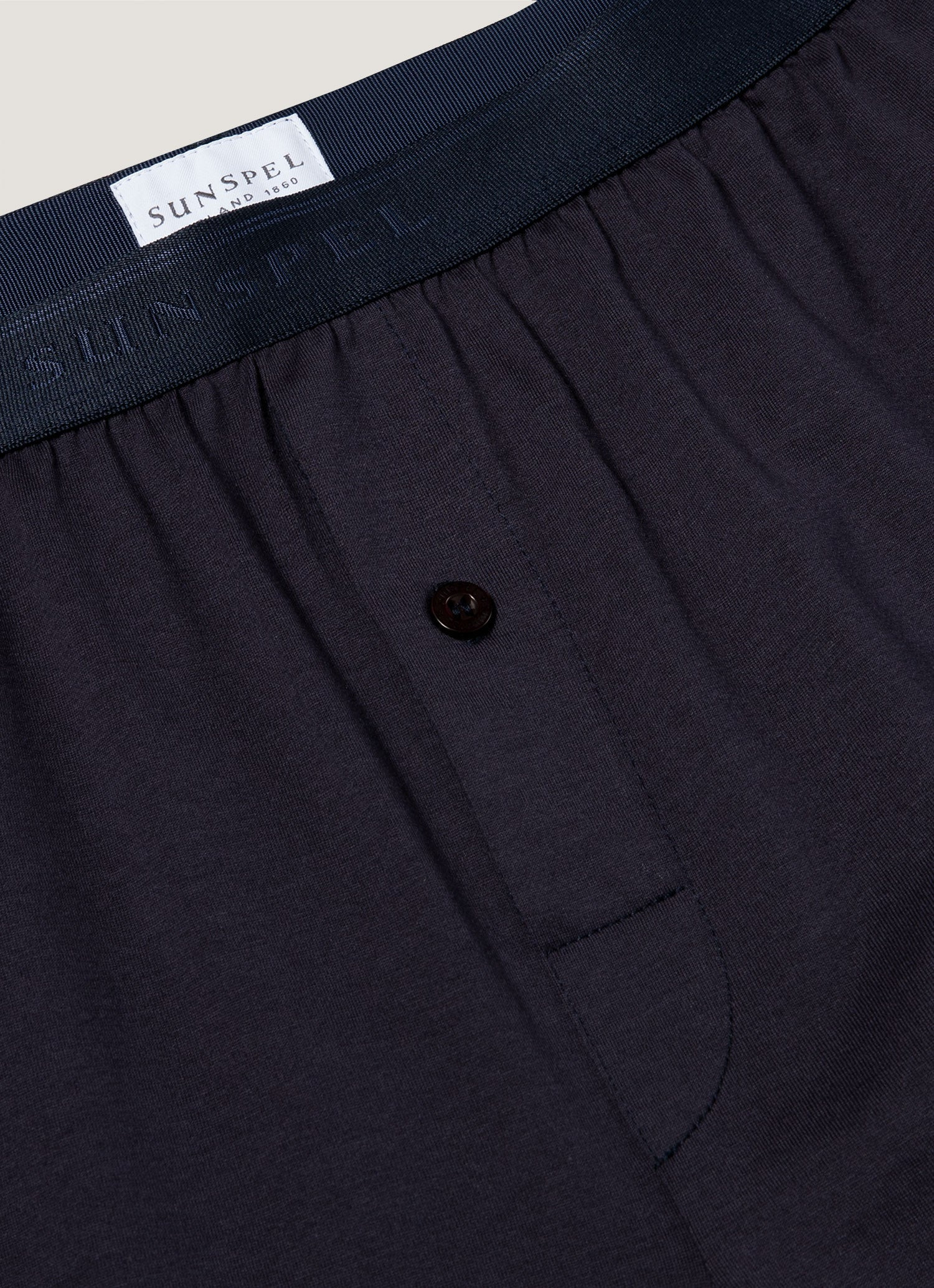 Superfine Cotton One‑Button Boxer Shorts - 4