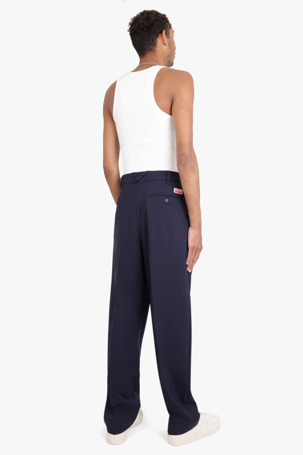 PLEATED TAILORED PANT | MIDNIGHT BLUE - 4