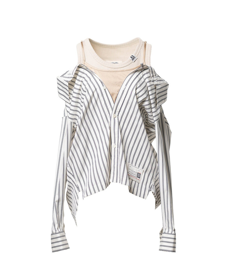 Triple Layered Stripe Shirt 12