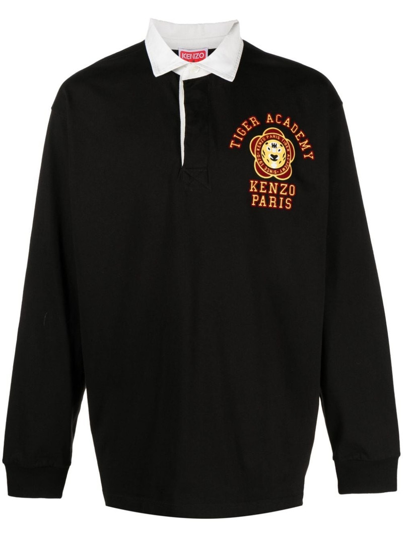 Tiger Academy cotton polo shirt 1