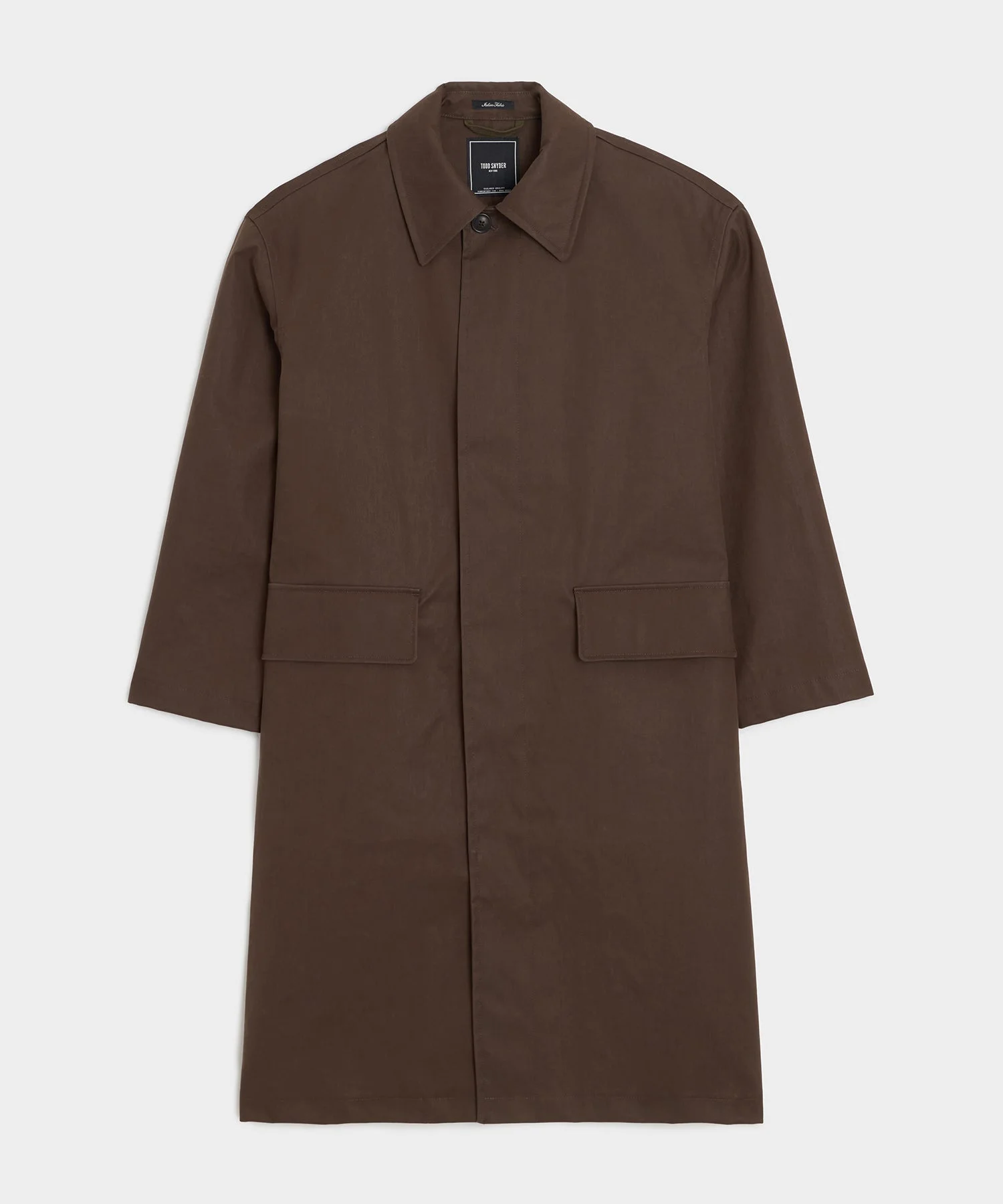 Italian Cotton Trench Coat - 1