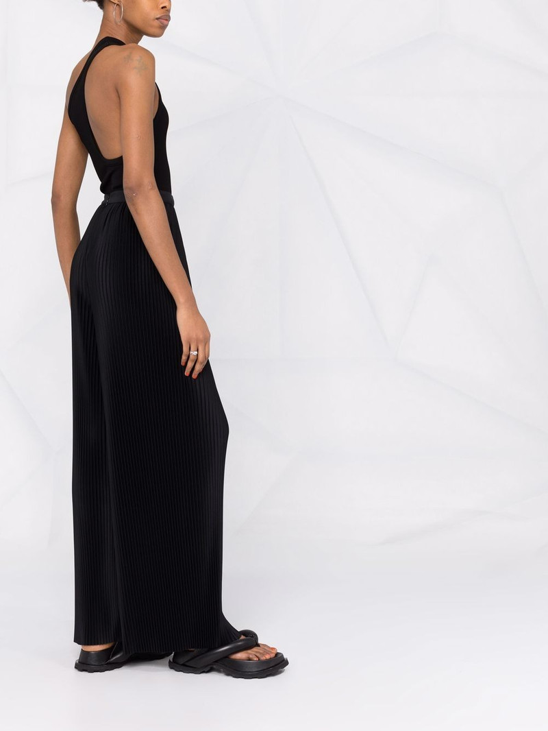 straight-leg plissé trousers 6