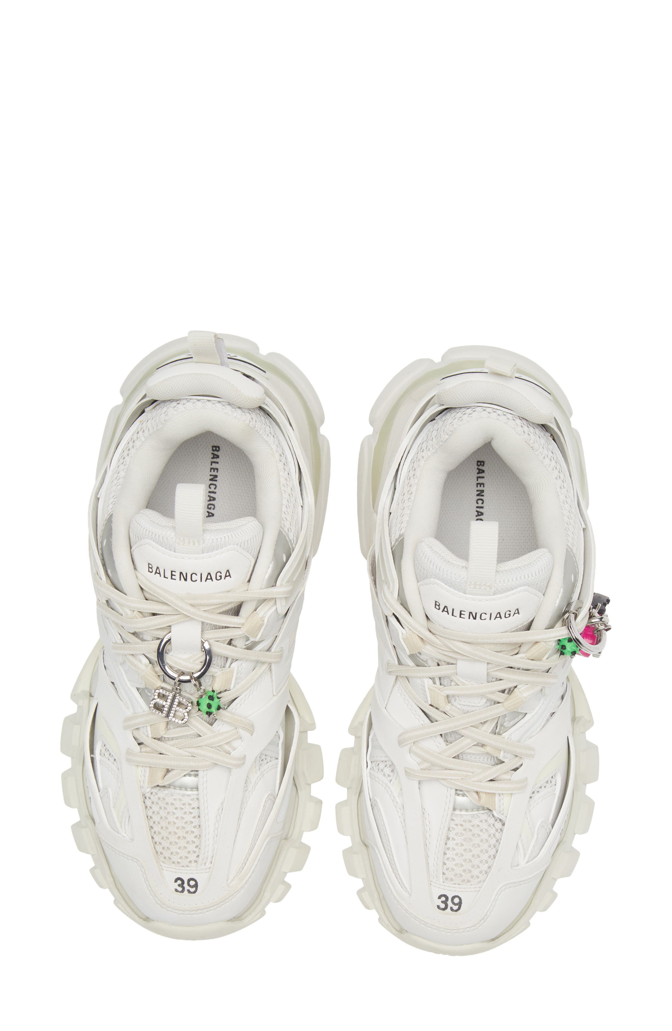 Balenciaga Track Charms Sneaker in White at Nordstrom - 5