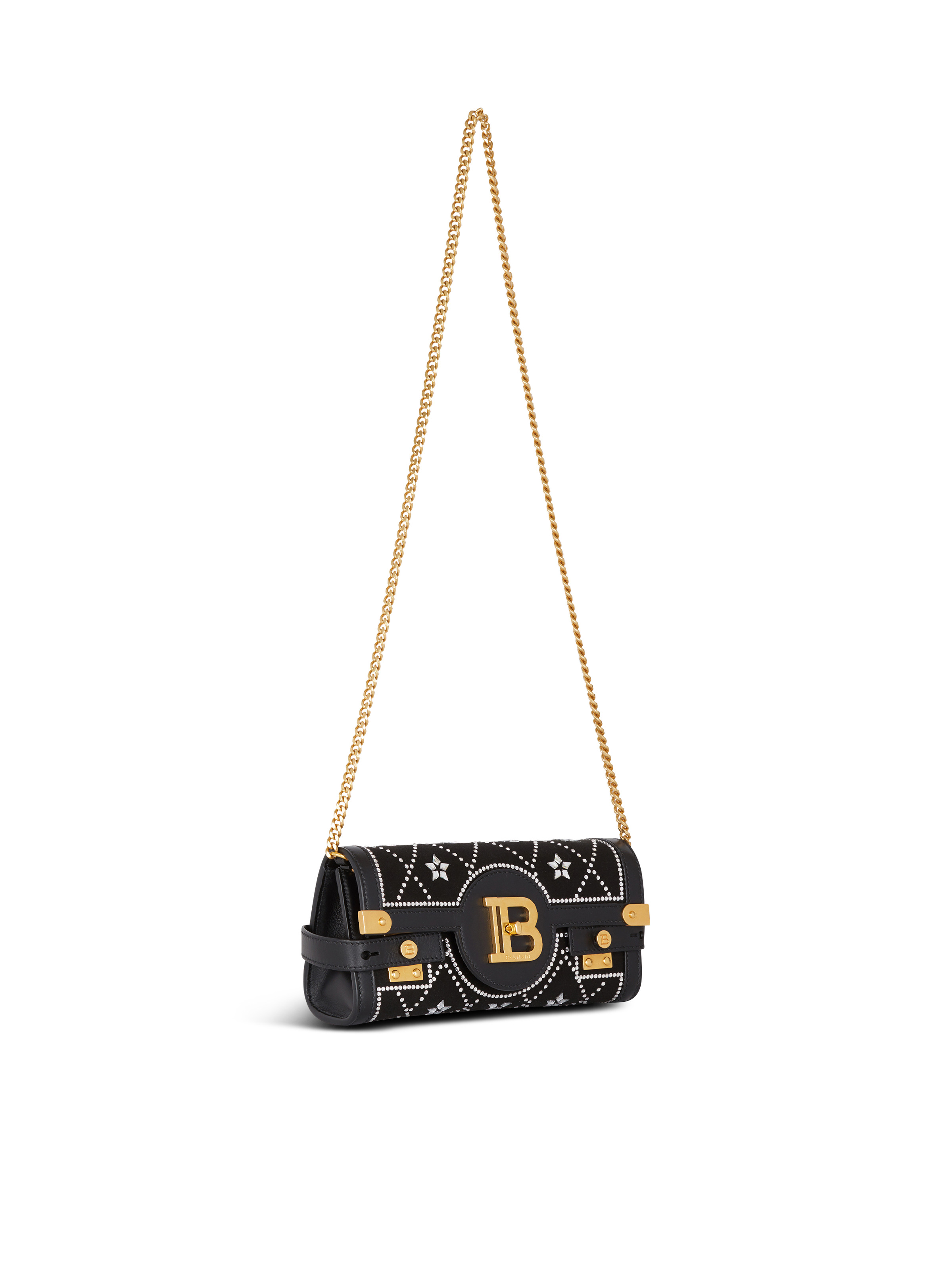 B-Buzz Pouch 23 satin and crystals clutch - 3