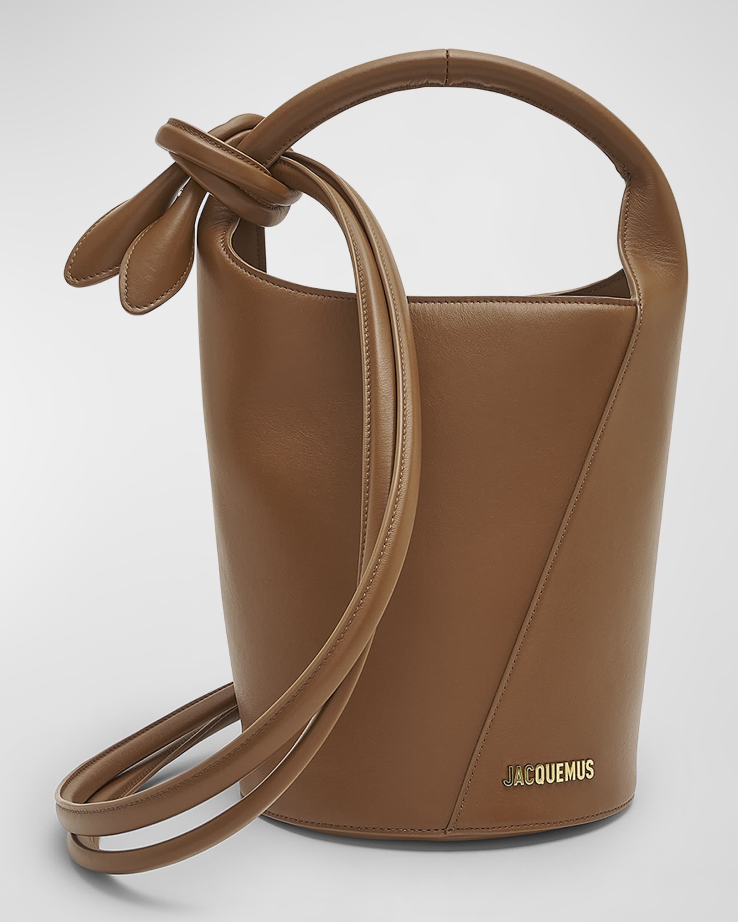 Le Petit Tourni Leather Bucket Bag - 1