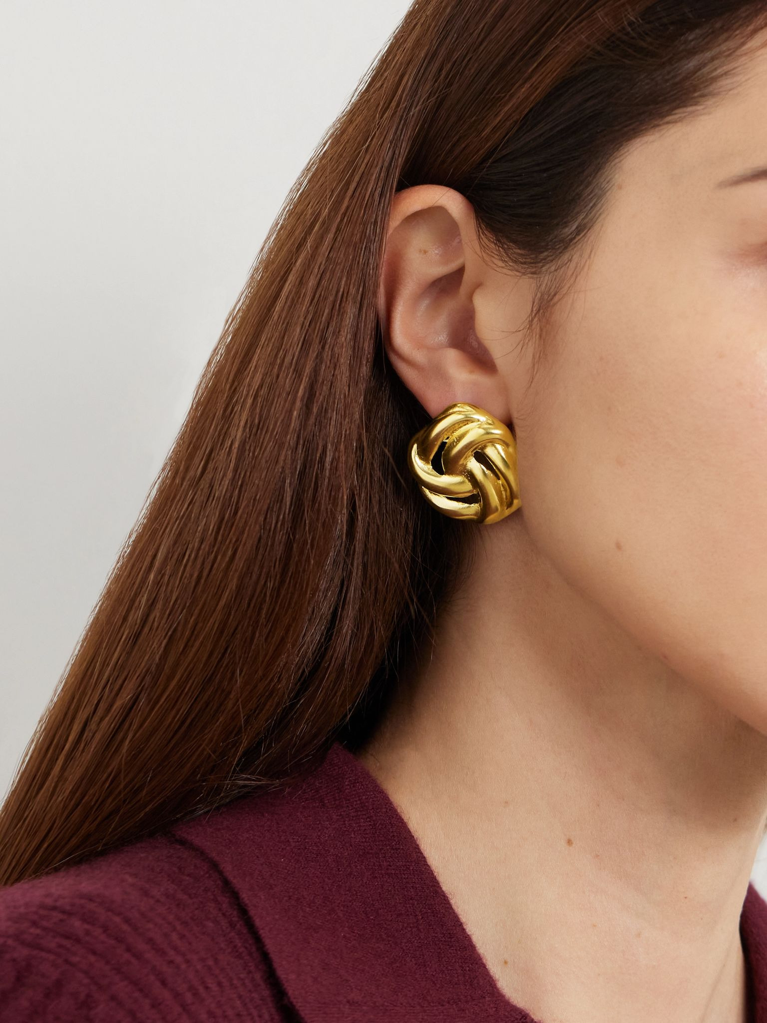 + Danielle Copperman Bal gold-plated earrings Gold - 2