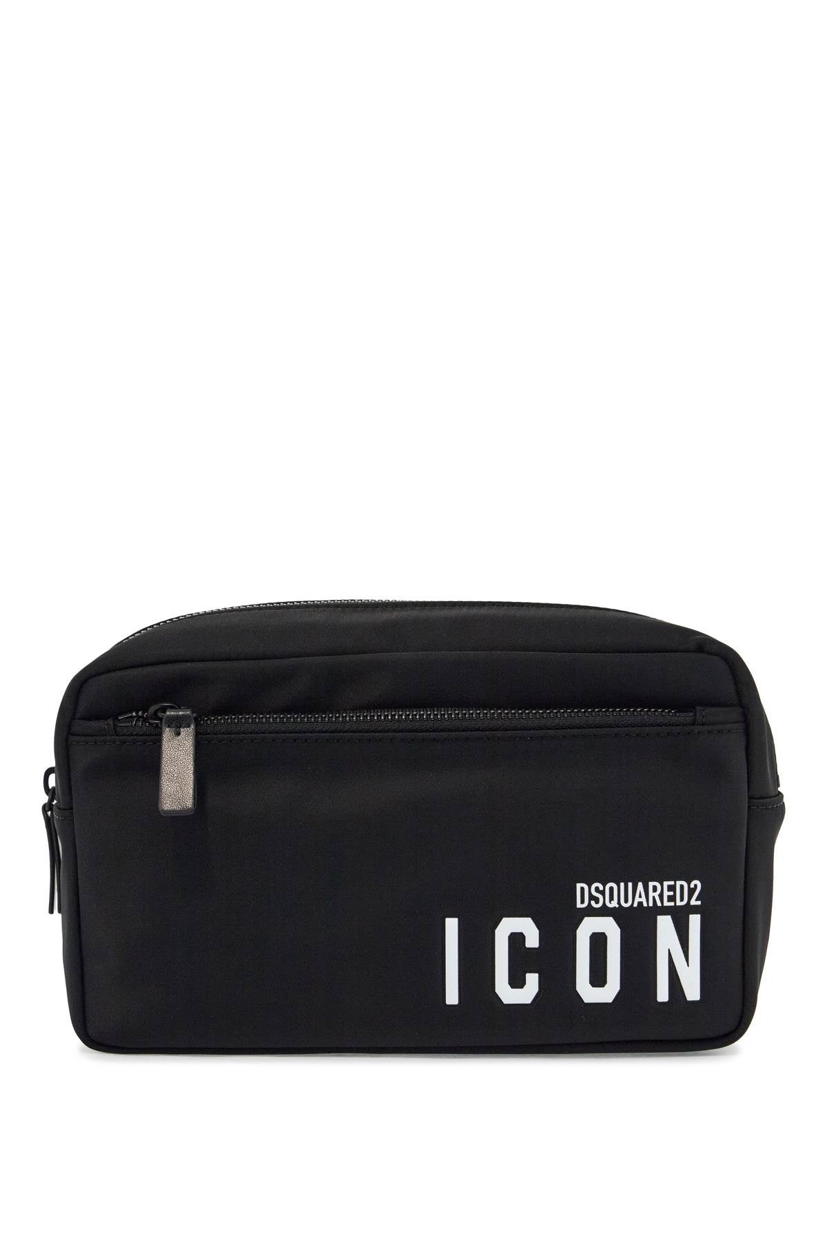 【送料&関税込】Dsquared2 Icon Black Beauty Case DSQUARED2 Rectangular Beauty Case Icon Black | wananluxury
