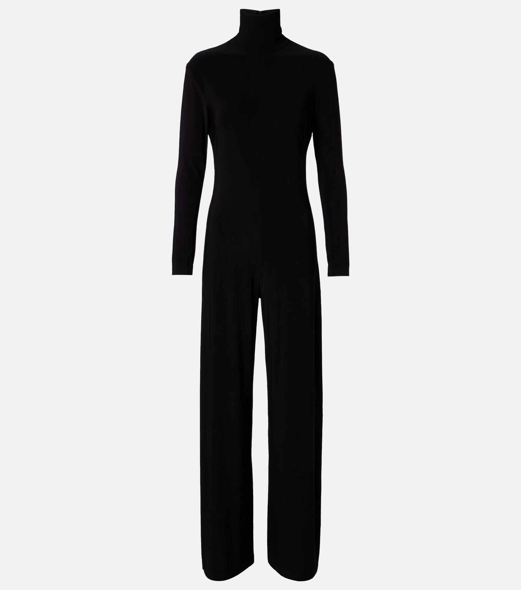 Turtleneck jersey jumpsuit - 1