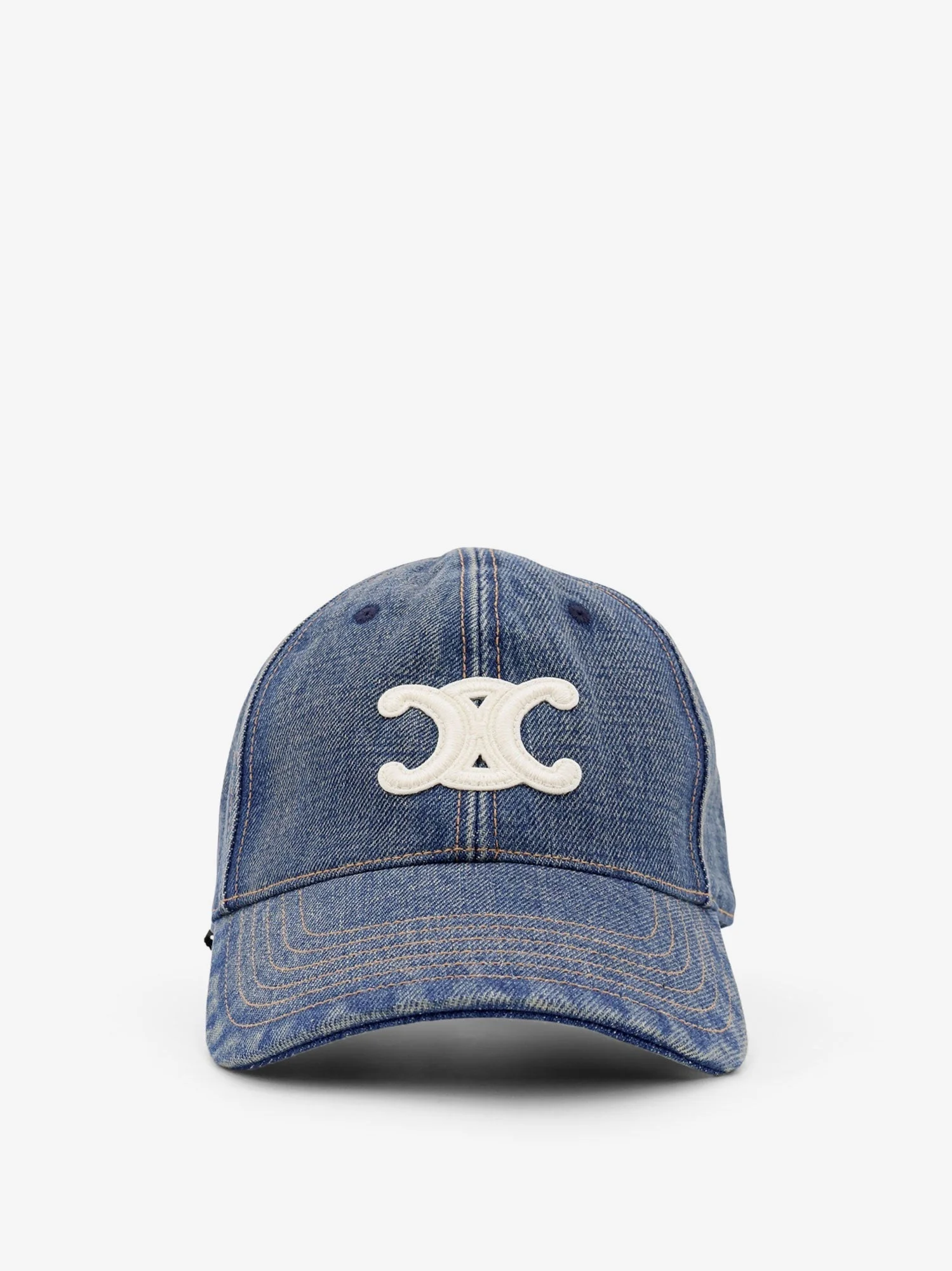 Celine Triomphe Denim Hat - 1