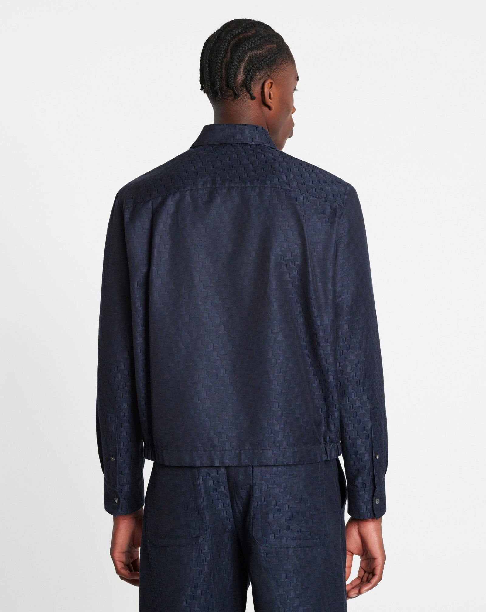 JL3D JACQUARD ZIP-UP SHIRT - 5