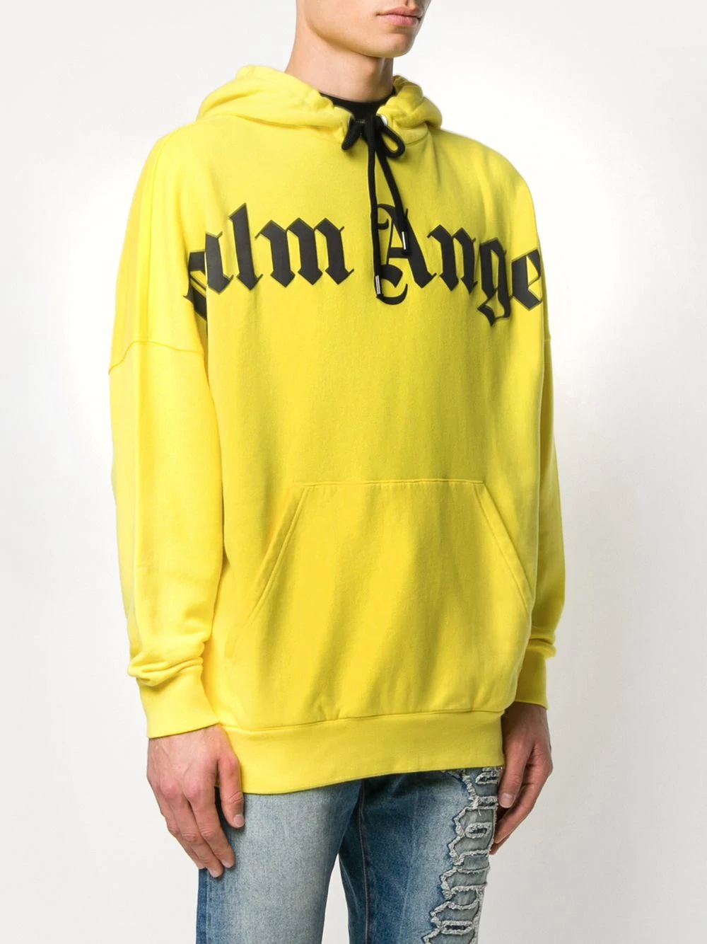 embossed logo hoodie - 3