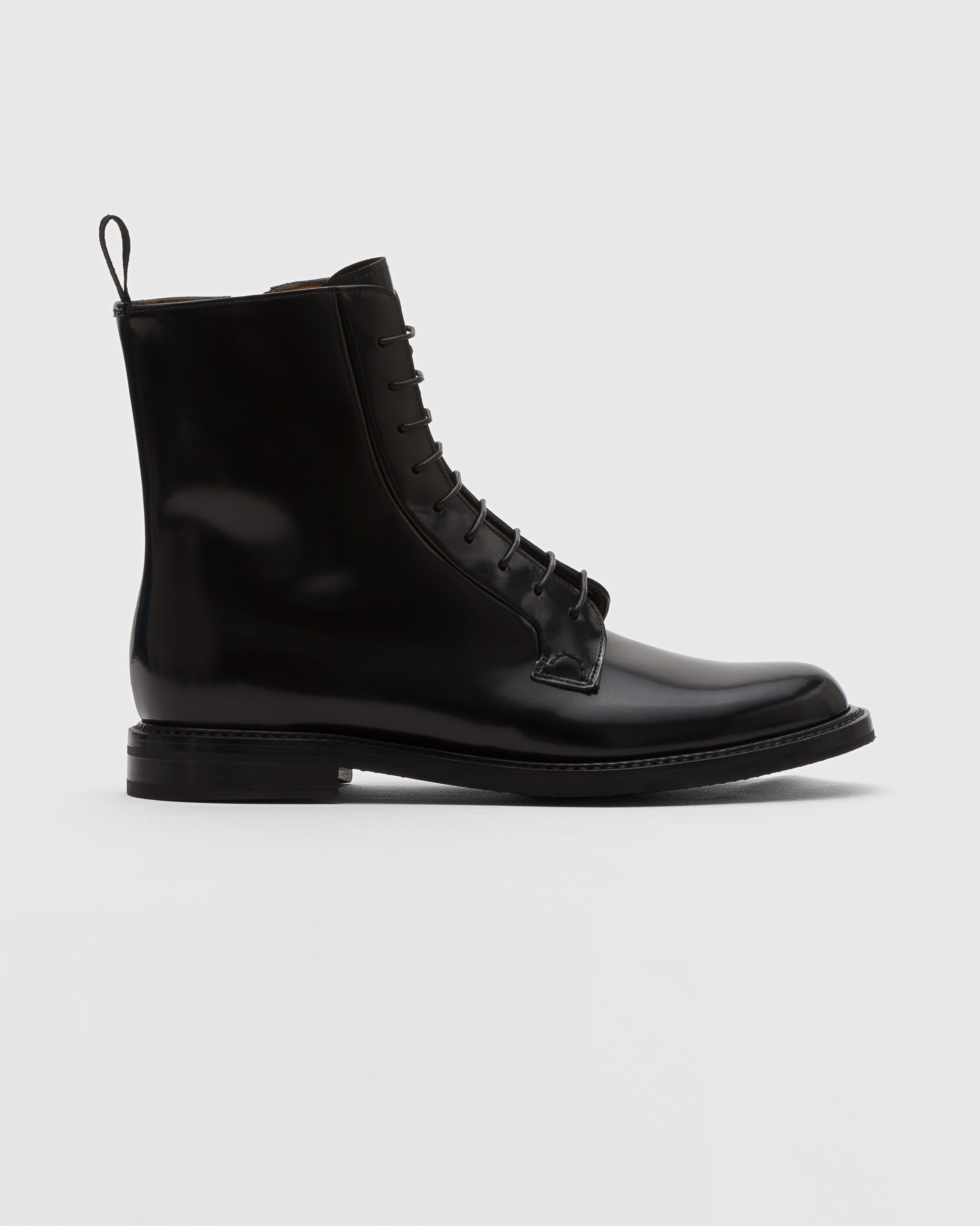 Polished Binder Lace Up Boot - 1
