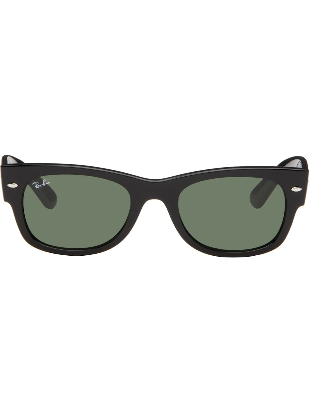 Black Mega Wayfarer II Sunglasses - 1