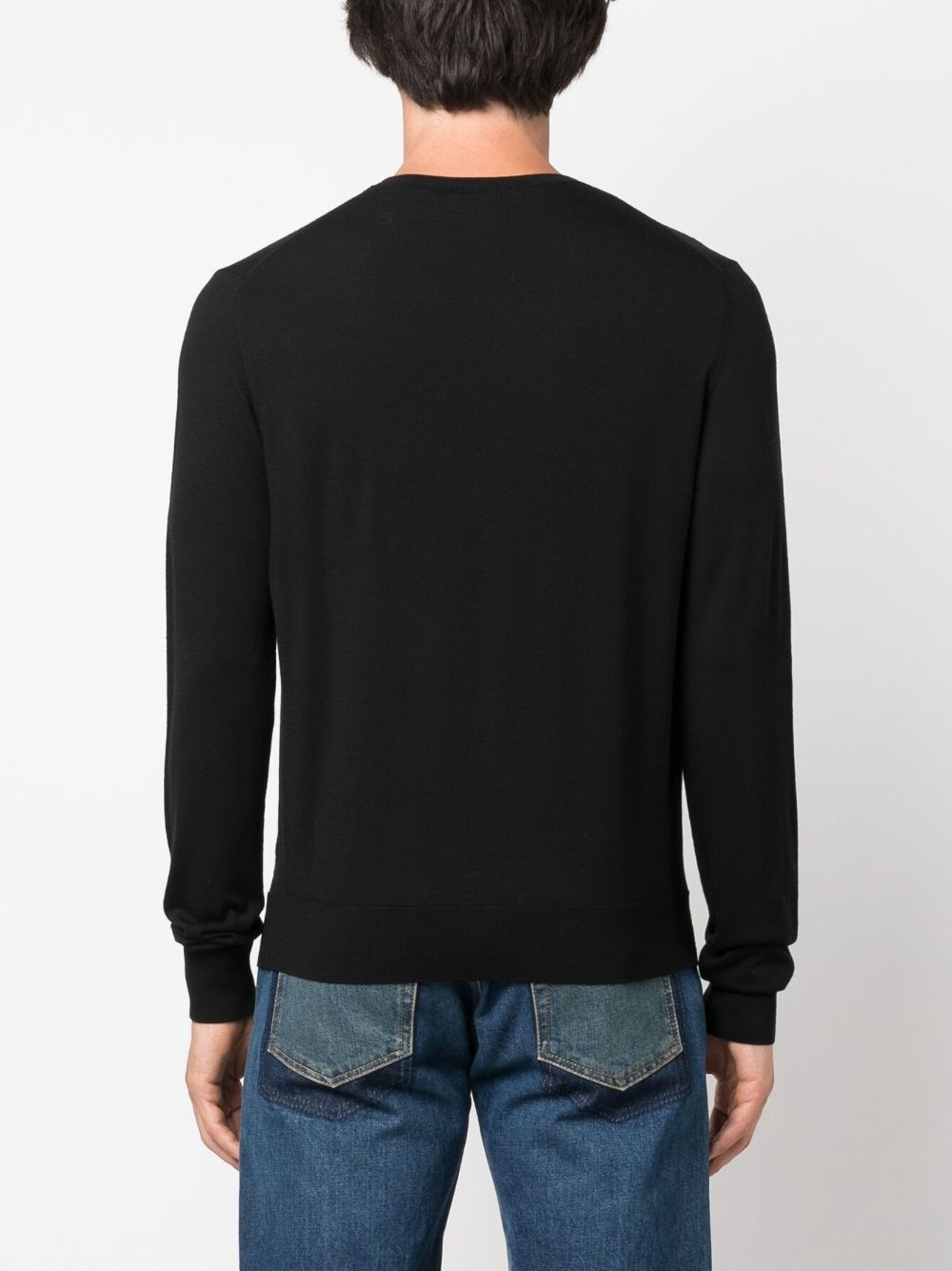 crew-neck merino jumper - 4