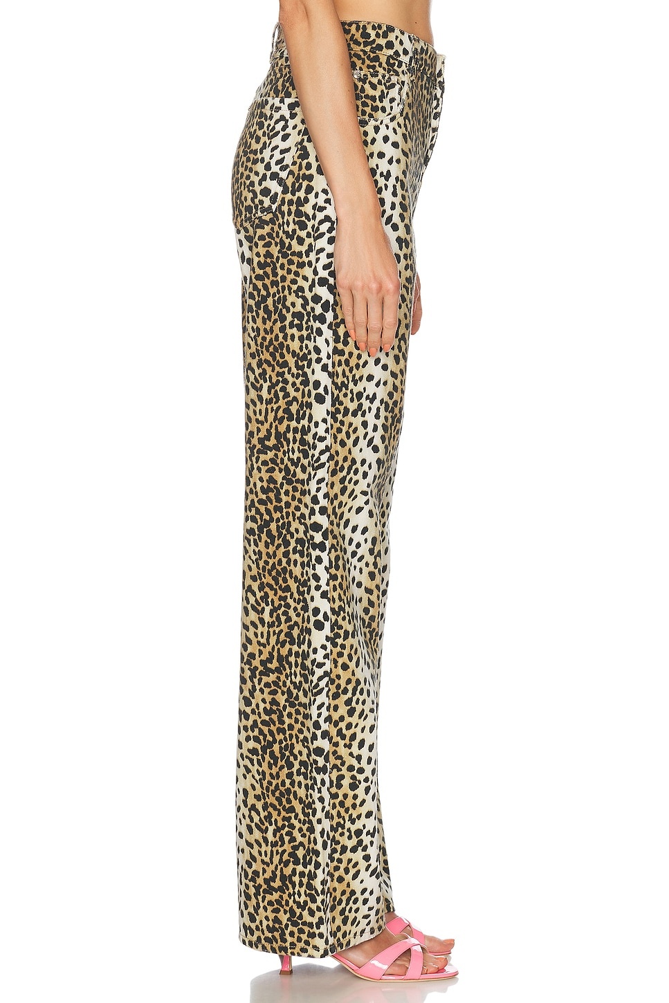 Printed Wide Leg Pant - 3