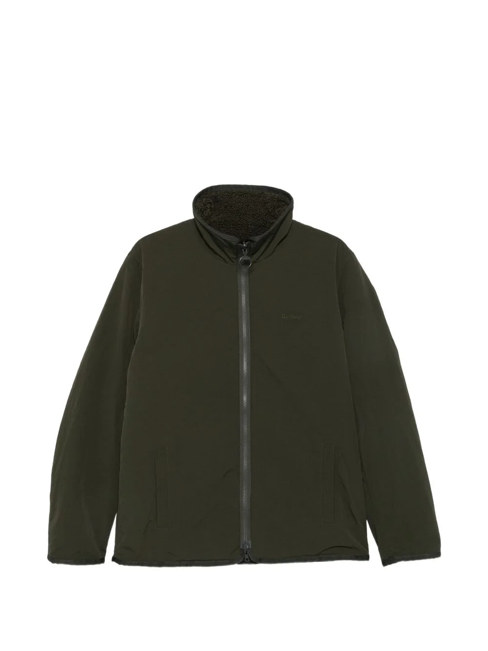 reversible fleece zip-up jacket - 1