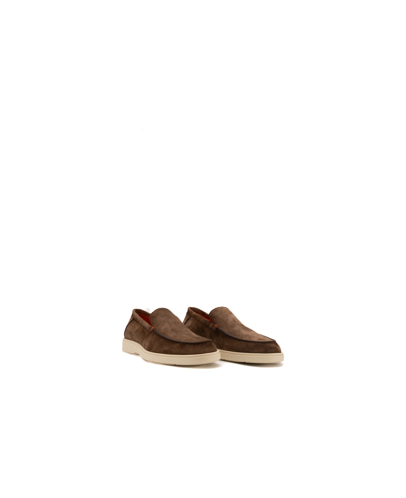Brown Suede Moccasins - 4