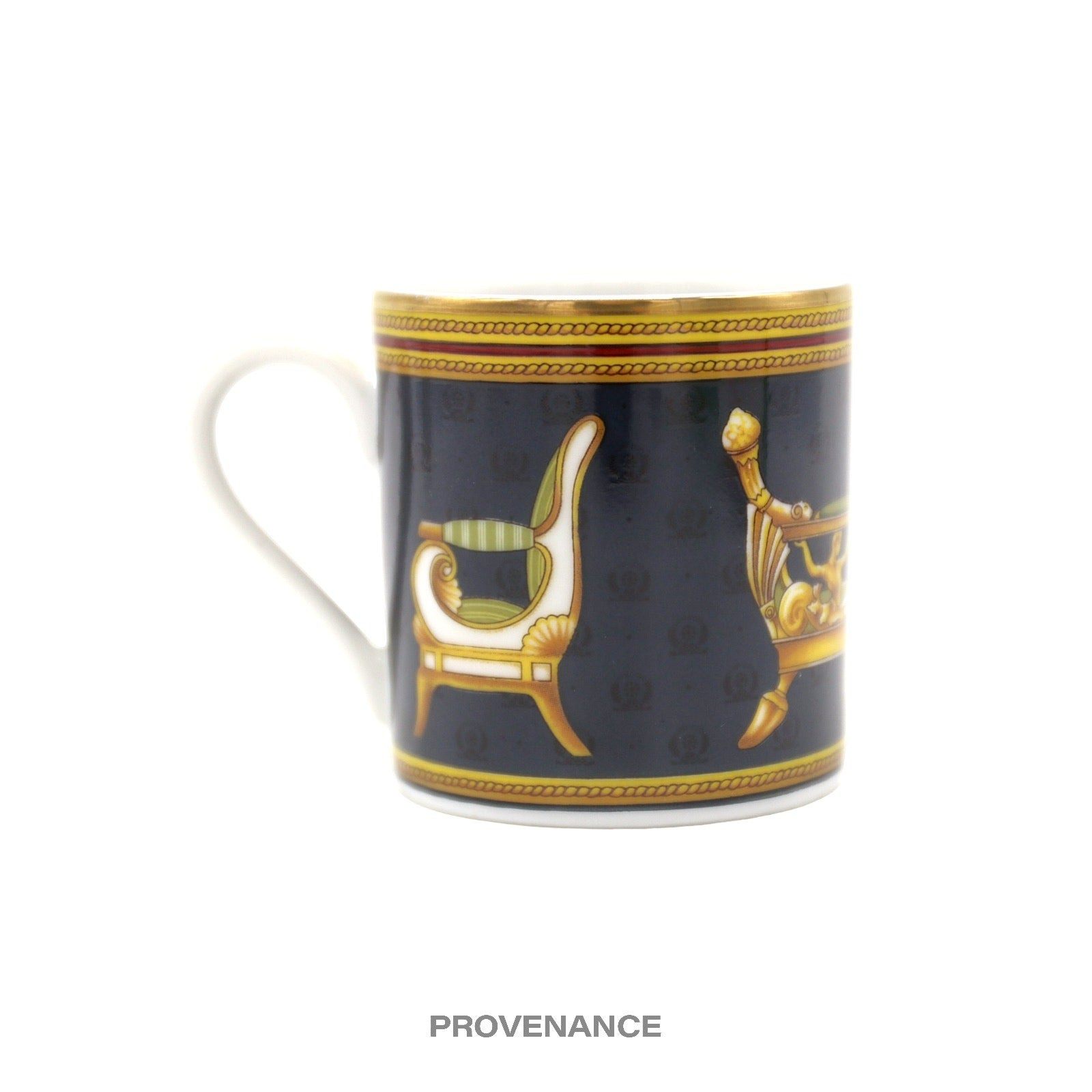 Gucci Porcellana Chairs Espresso Cup - Black/Gold - 4