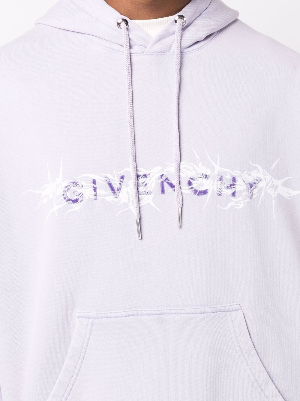 Barbed Wire printed hoodie - 5