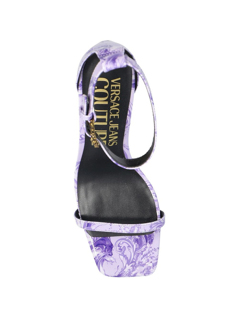 Barocco-print sandals 4