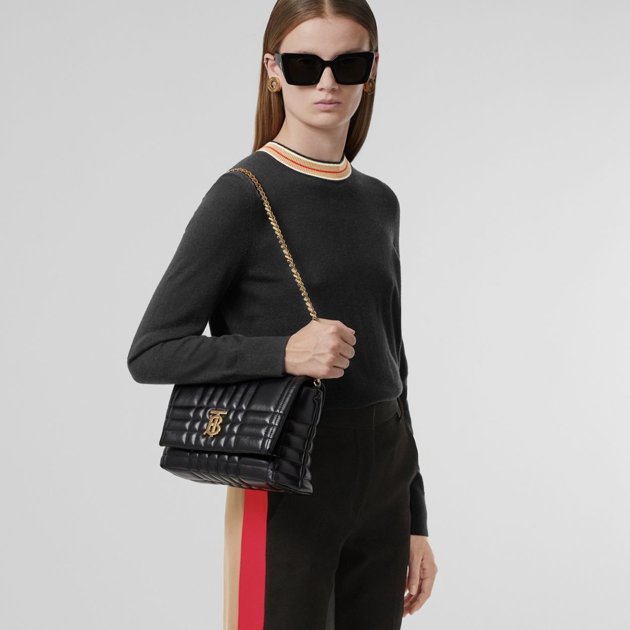Small Quilted Lambskin Lola Satchel - 3