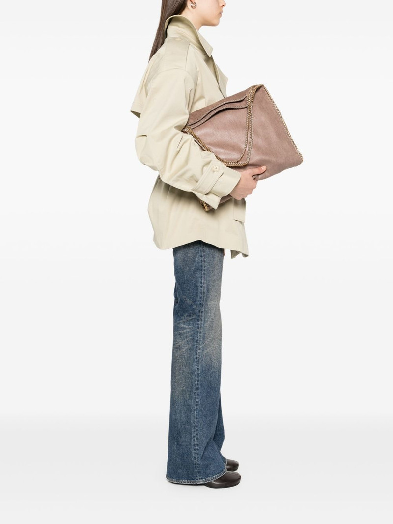Stella McCartney logo-plaque tote bag outlook