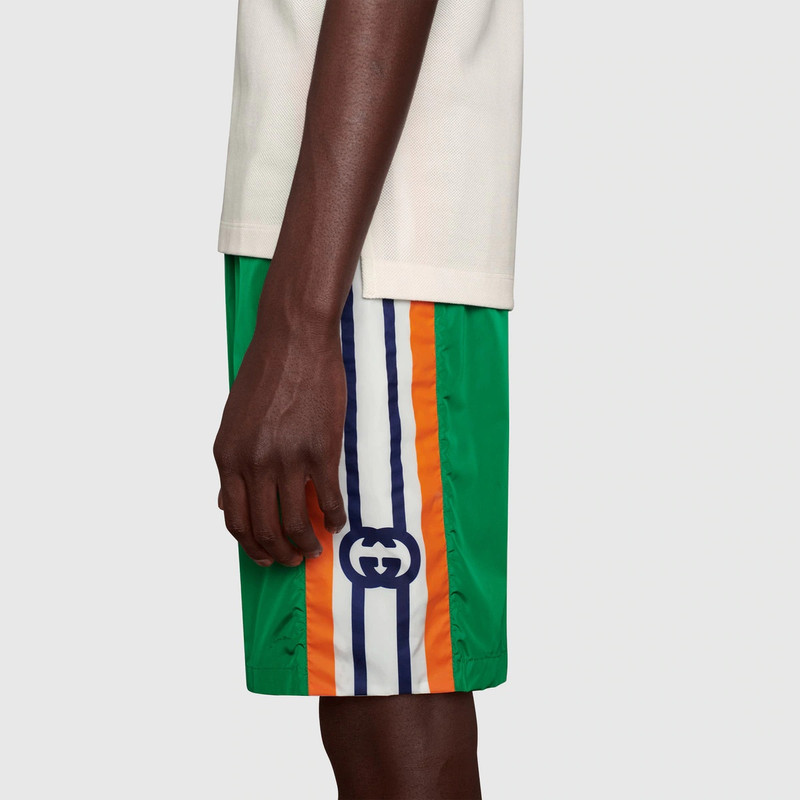 Swim shorts with Interlocking G 5