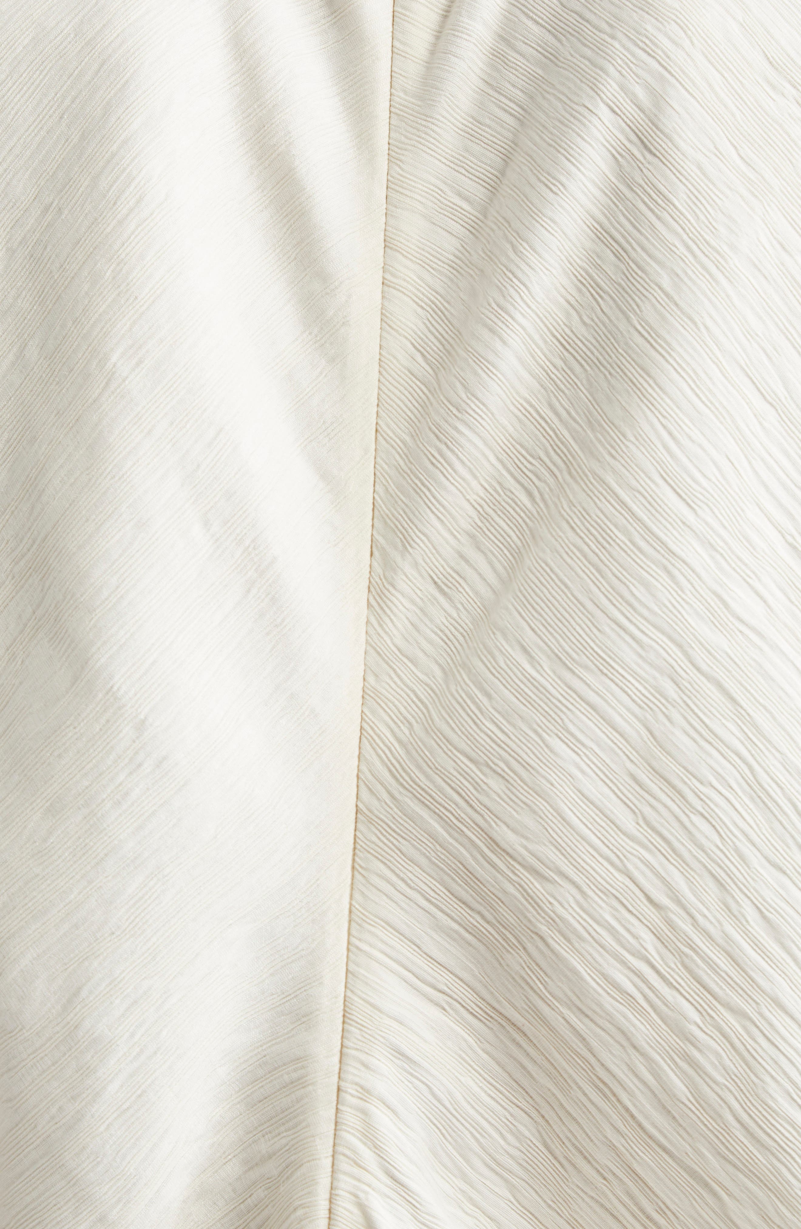 TOTEME Crinkle Texture Knit Maxi Dress in Cream at Nordstrom - 6