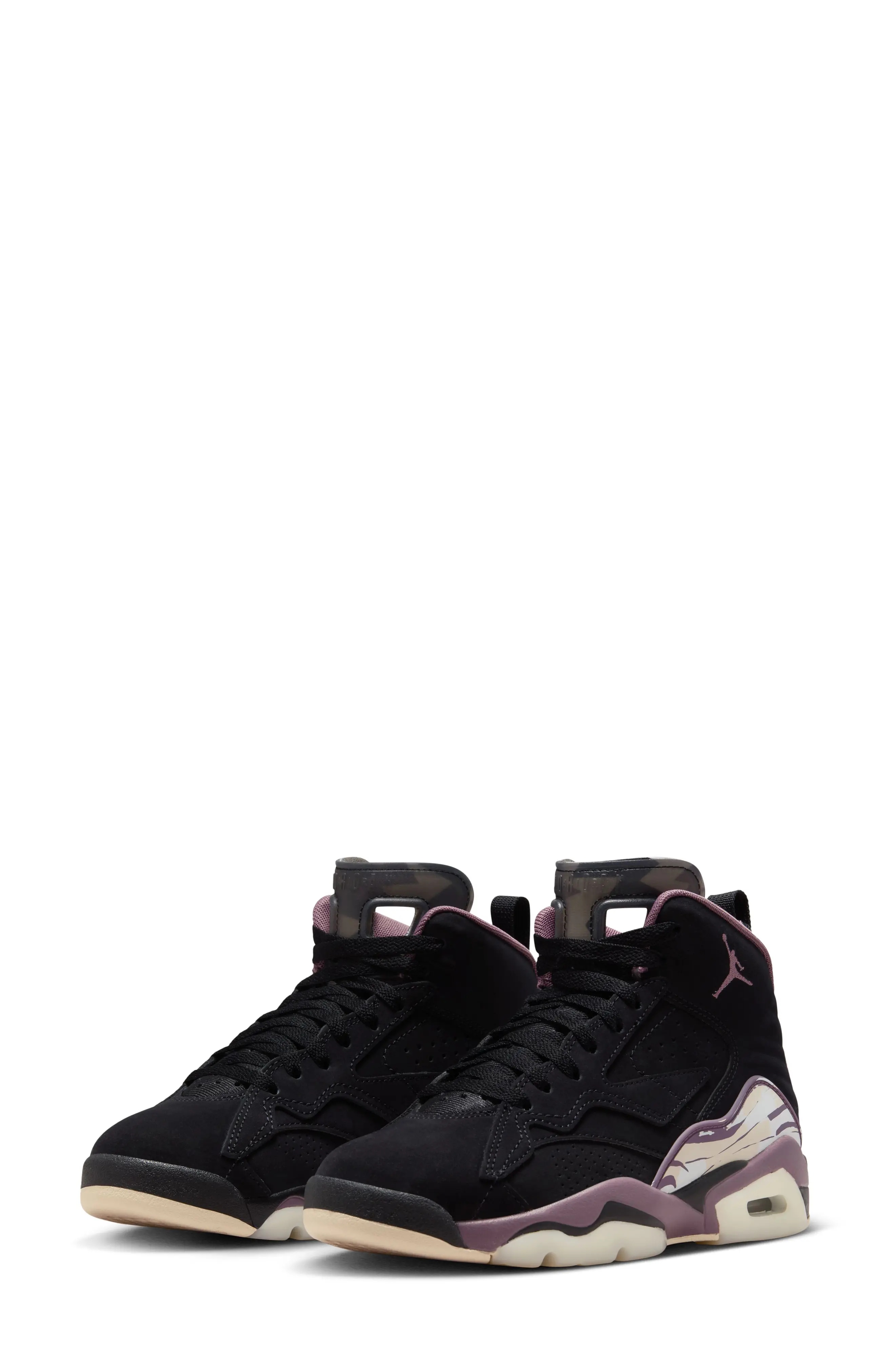 Jumpman 3-Peat Sneaker in Black/Sky Mauve/Guava Ice - 1