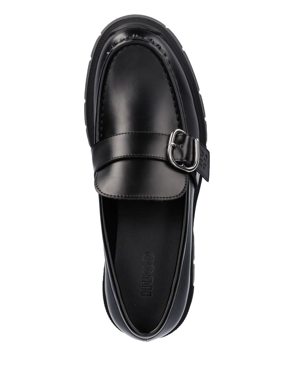 buckle-detail platform loafers - 3