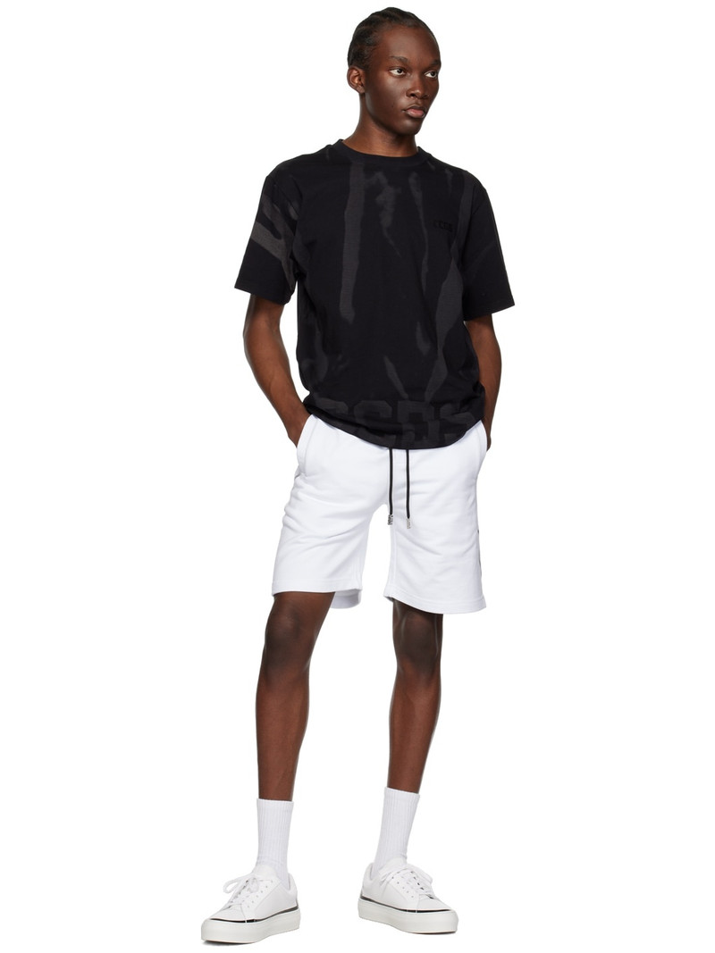 GCDS White Printed Shorts outlook