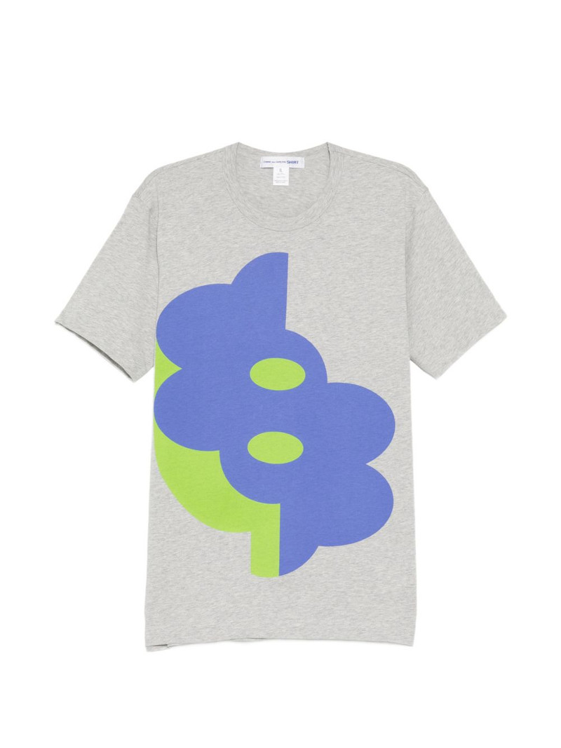 flower graphic T-shirt 1