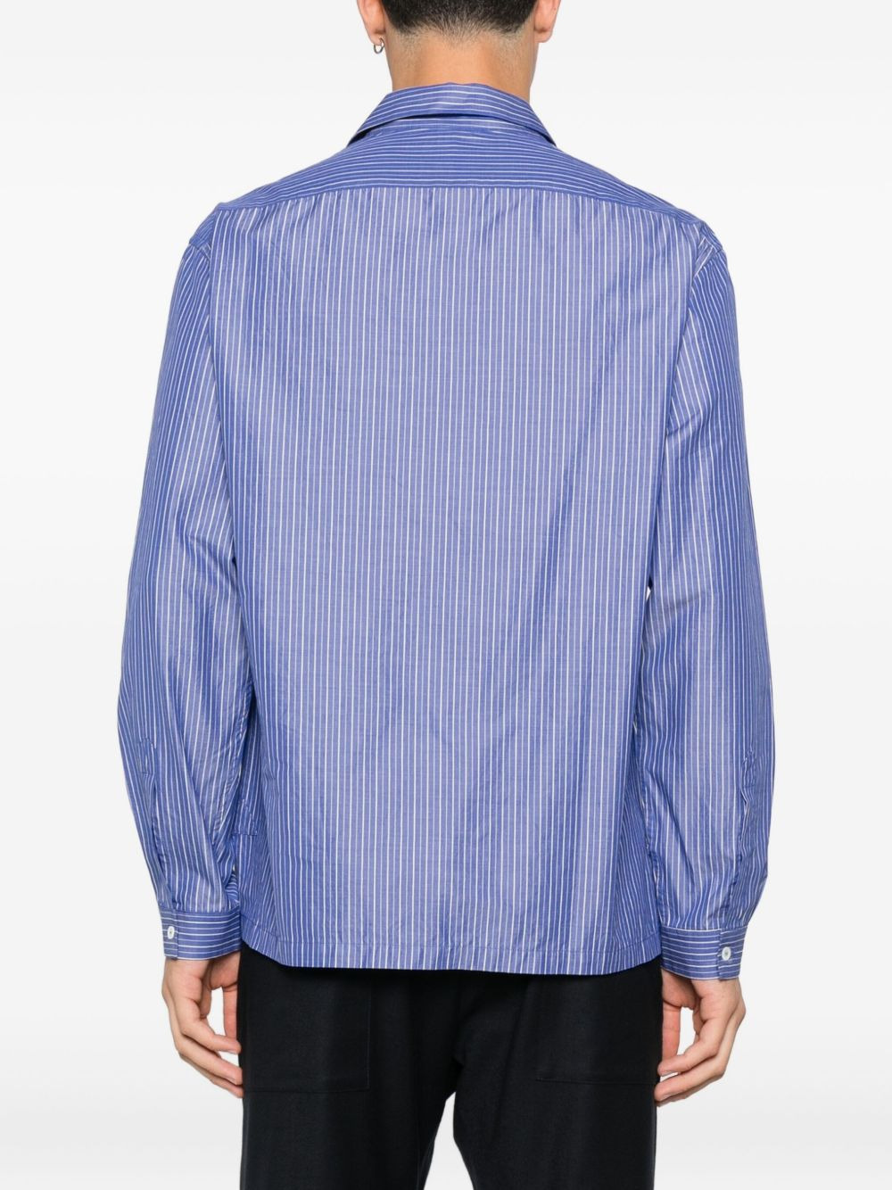 striped long-sleeve shirt - 4