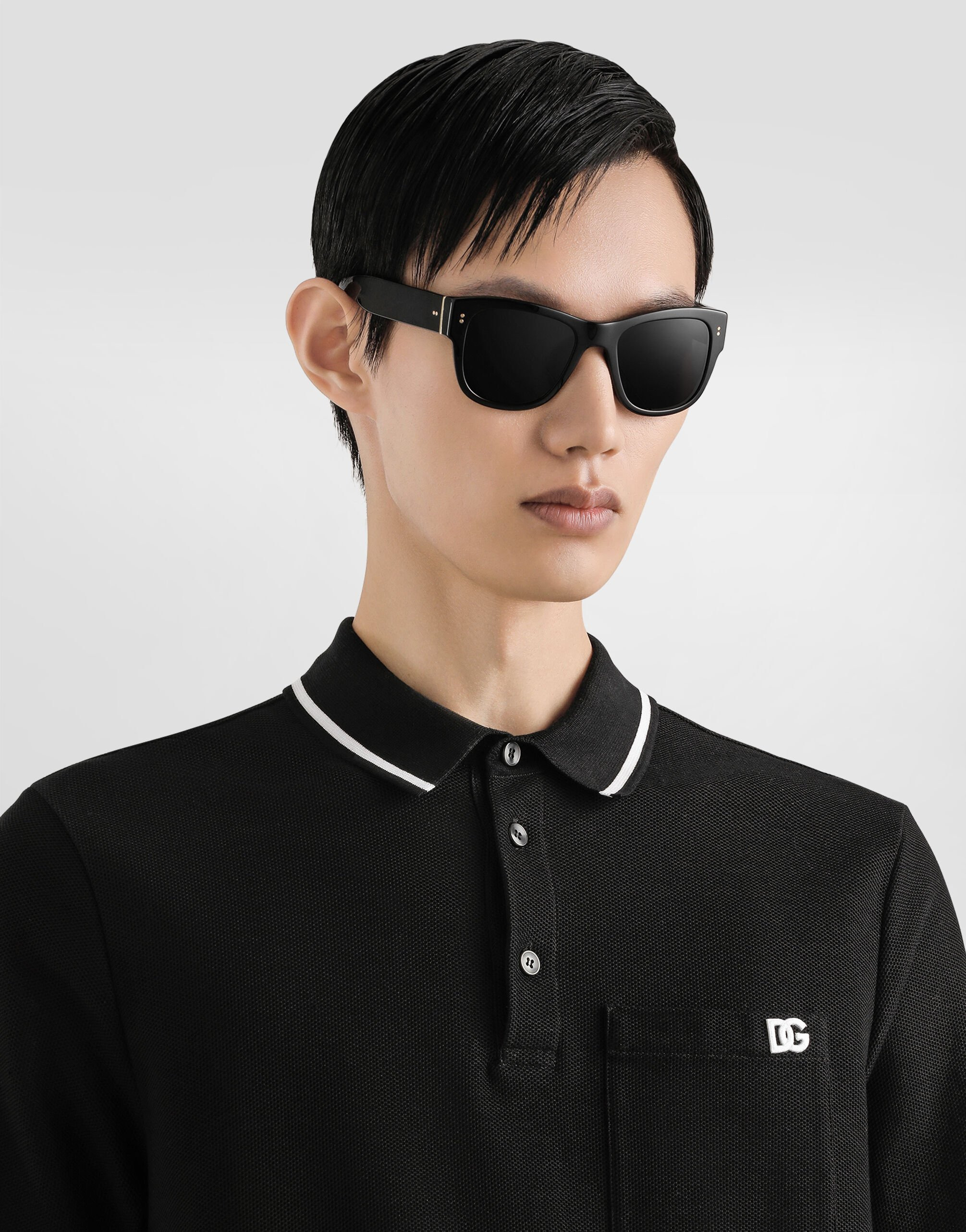 Cotton piqué polo shirt - 4