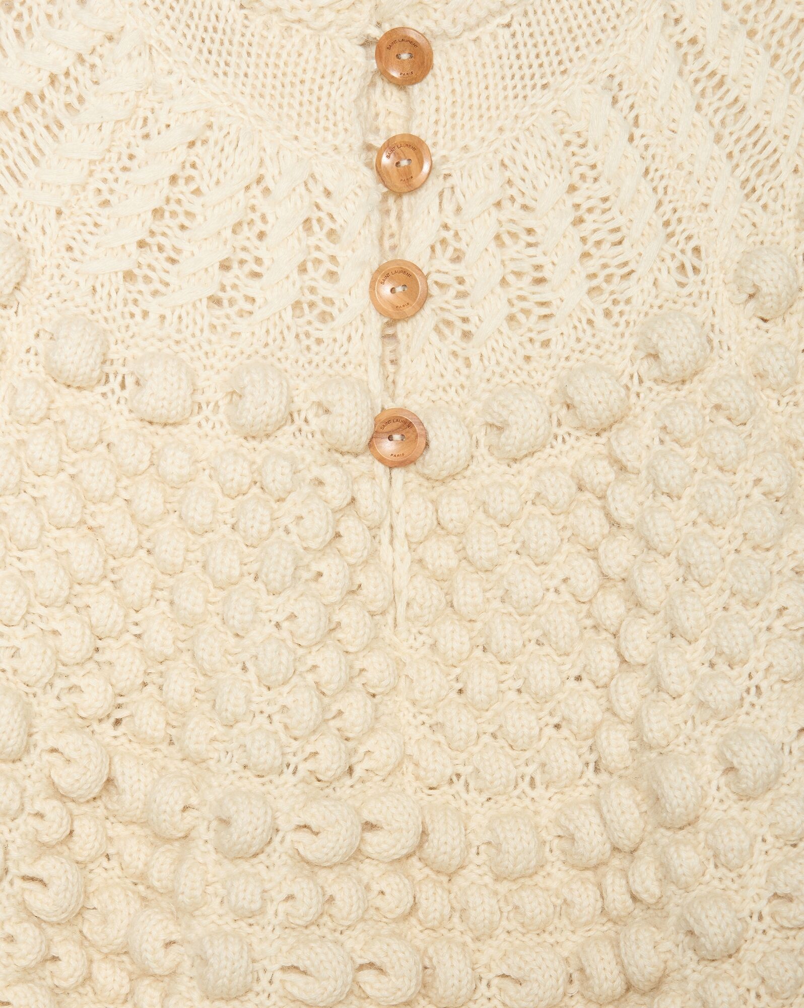 crochet poncho in wool - 3