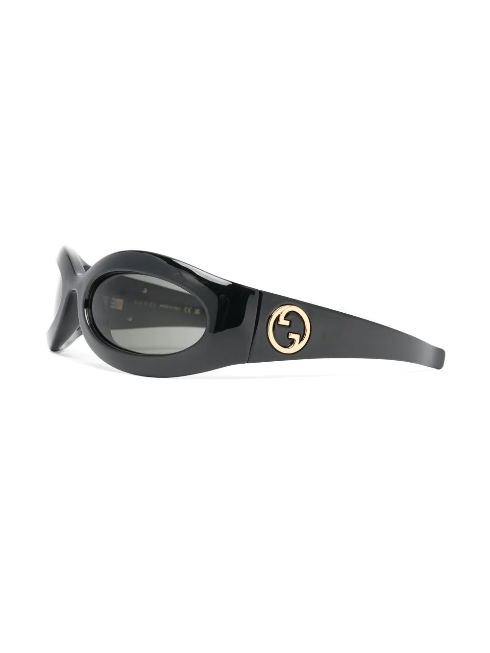 logo square tinted sunglasses - 2