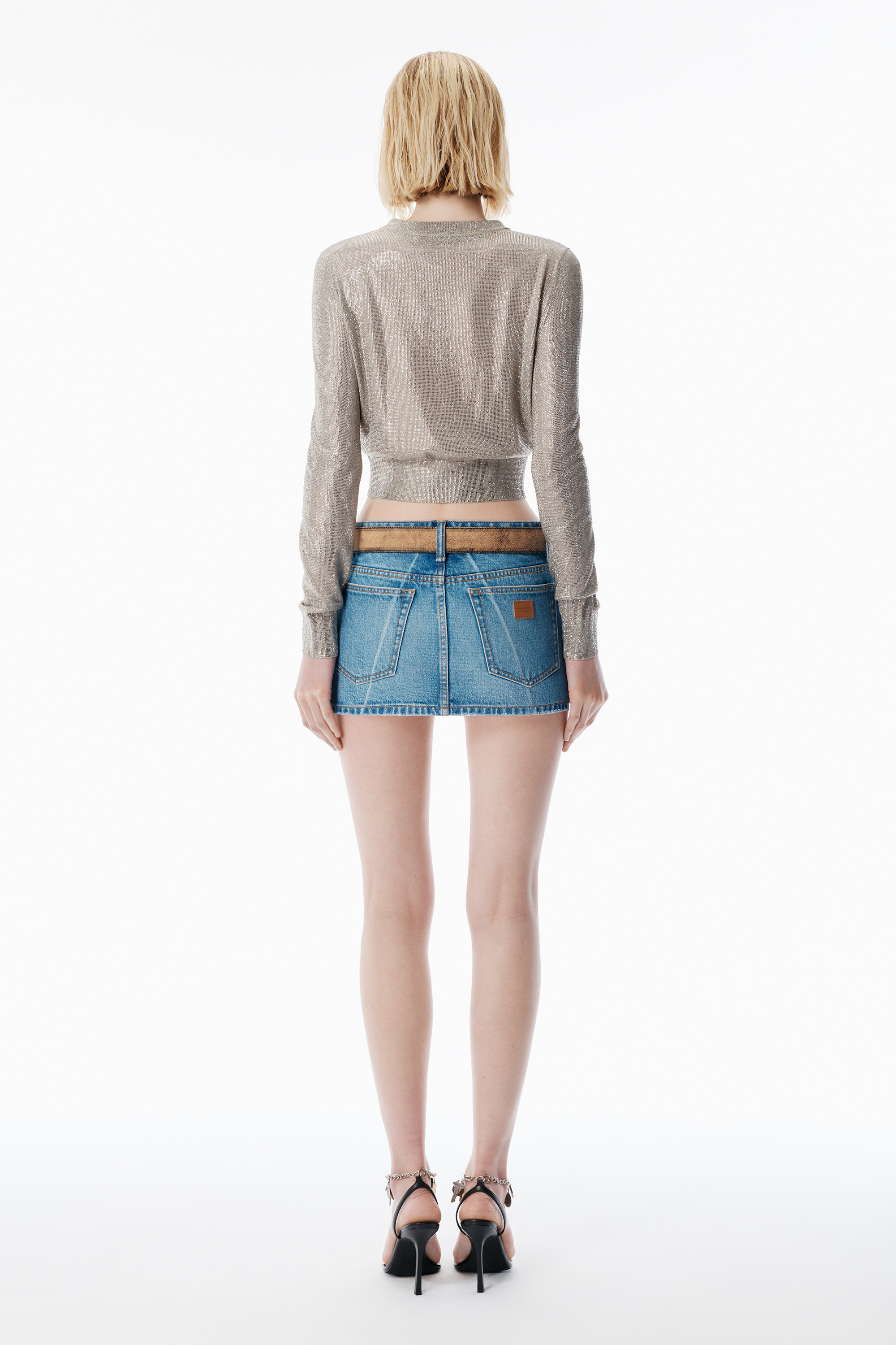 Champagne Crystal Hotfix Pullover - 3