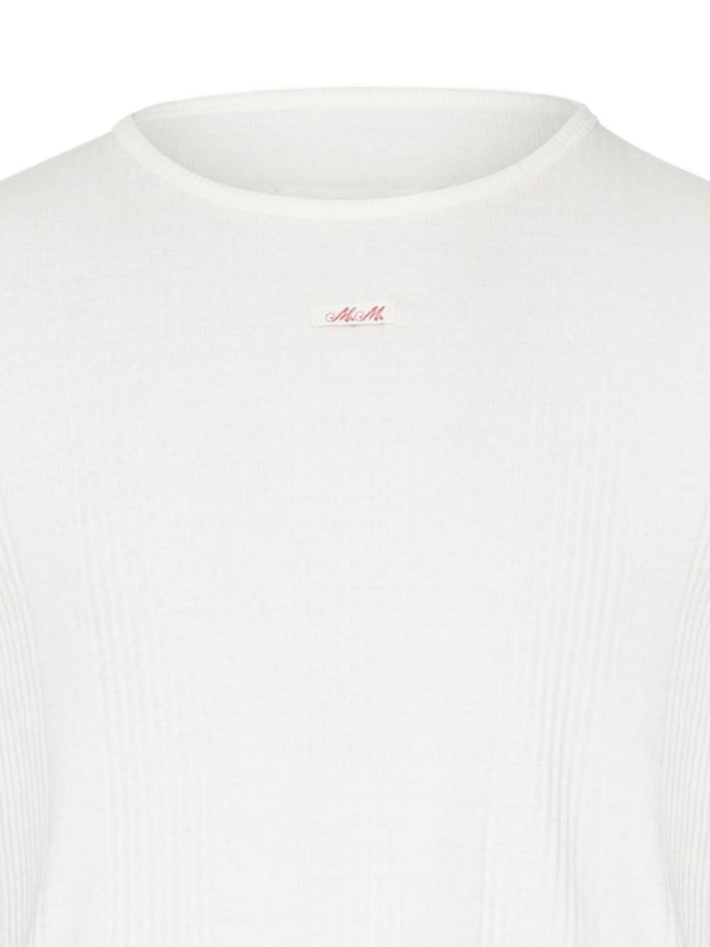 ribbed crew-neck T-shirt - 5