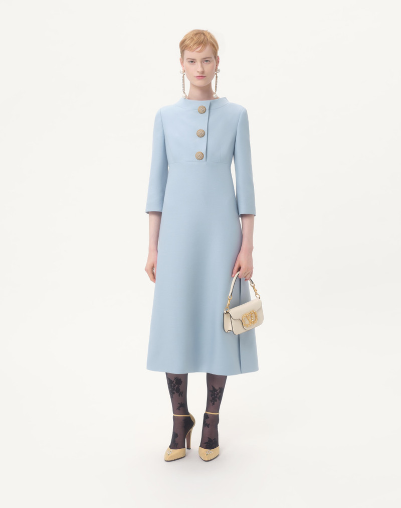 Valentino CREPE COUTURE MIDI DRESS outlook