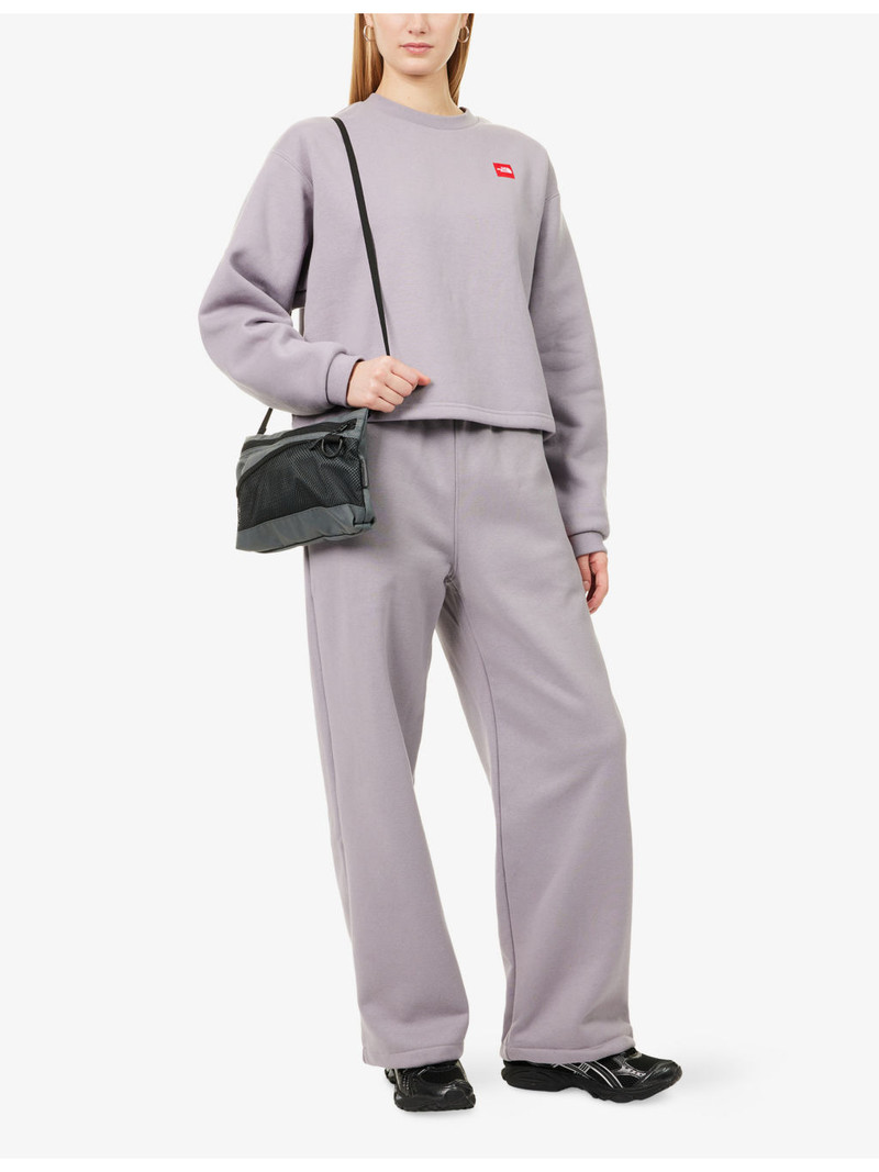 The North Face Red Box Wide-Leg Cotton-Blend Jogging Bottoms outlook