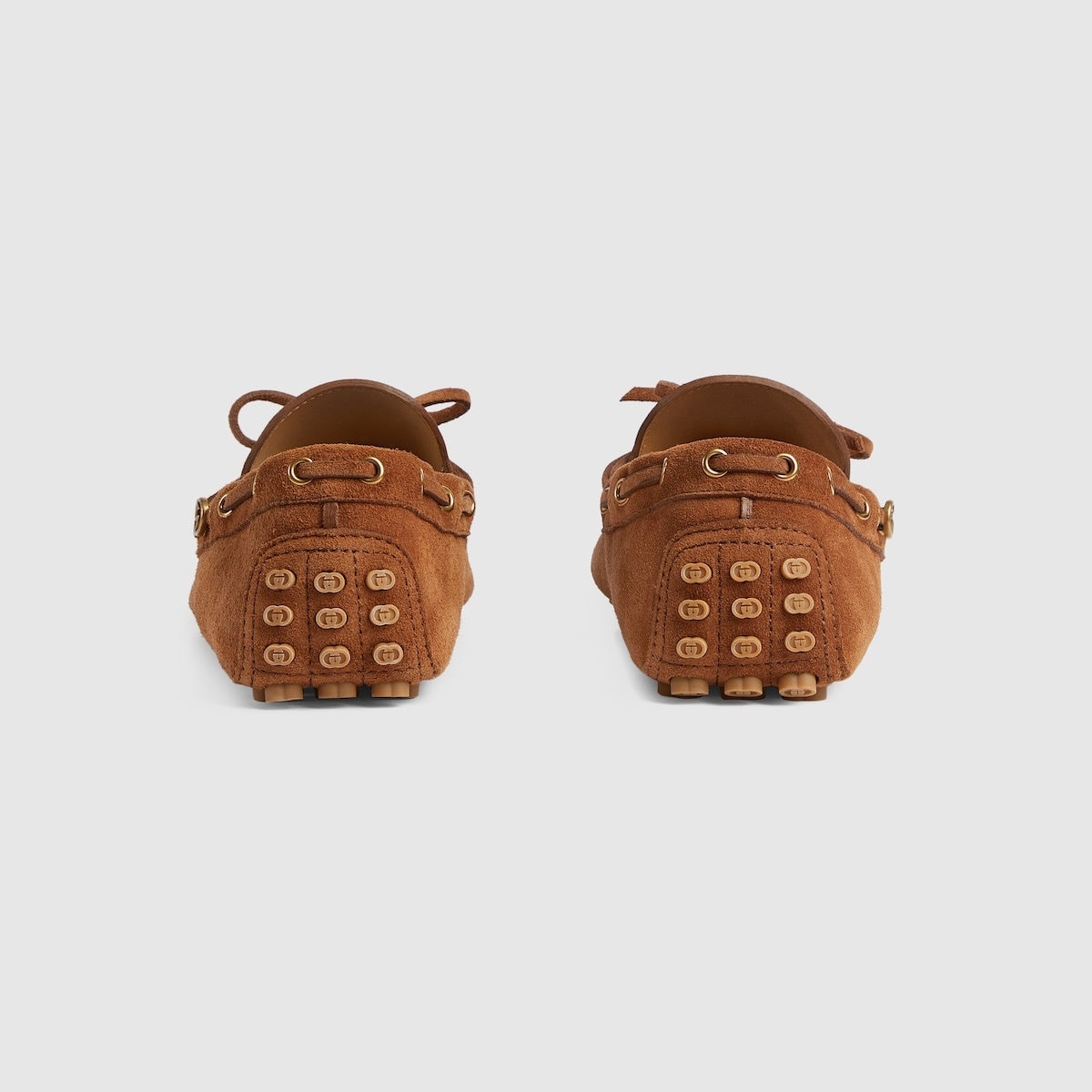 Gucci Interlocking G Leather Drivers - 2