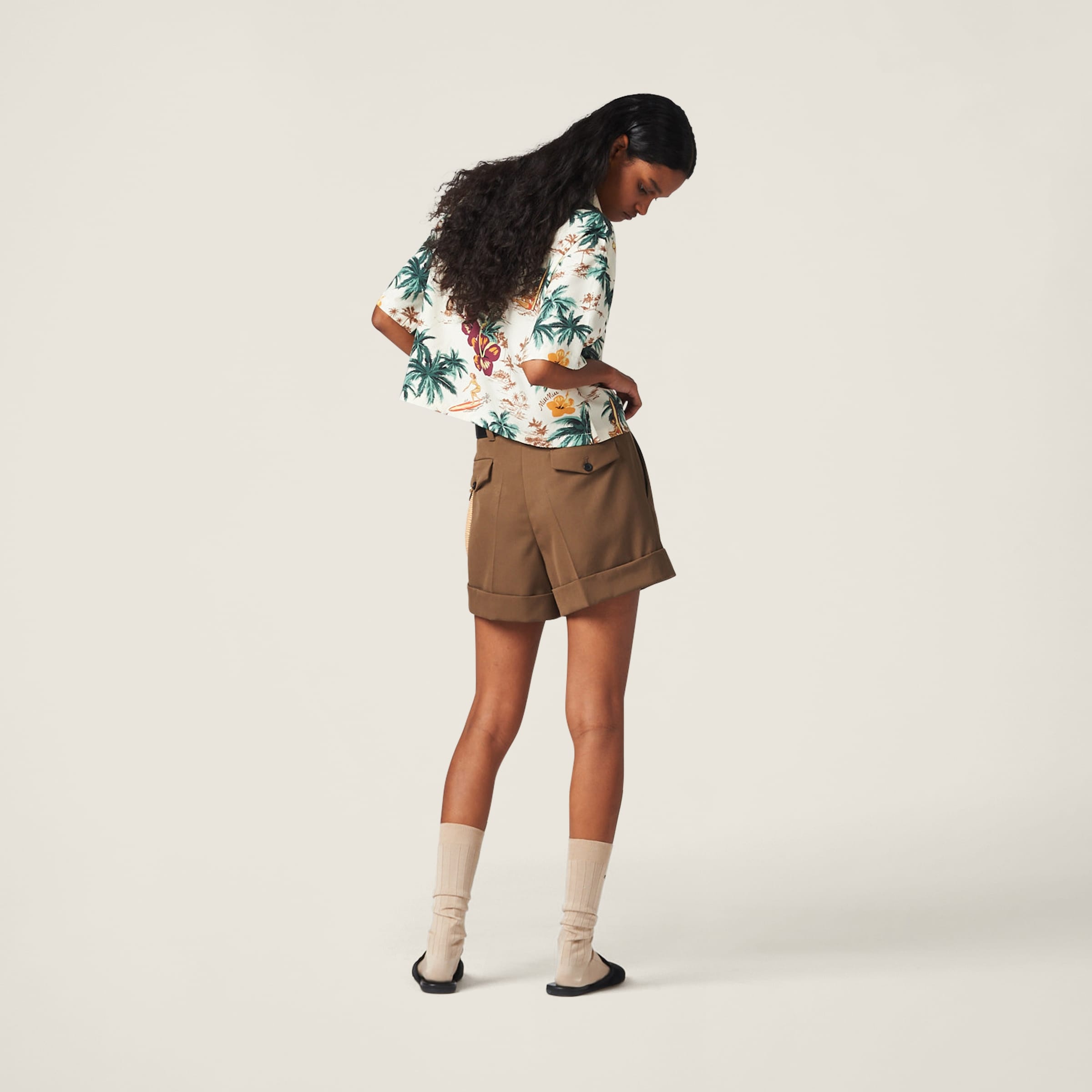 Gabardine Bermudas - 3