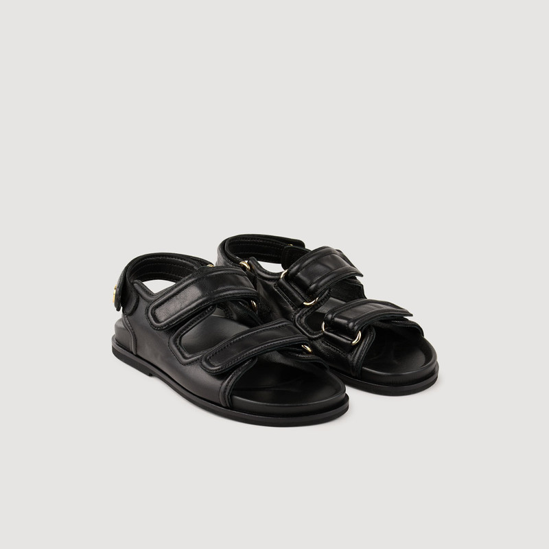 Sandro LEATHER SANDALS outlook