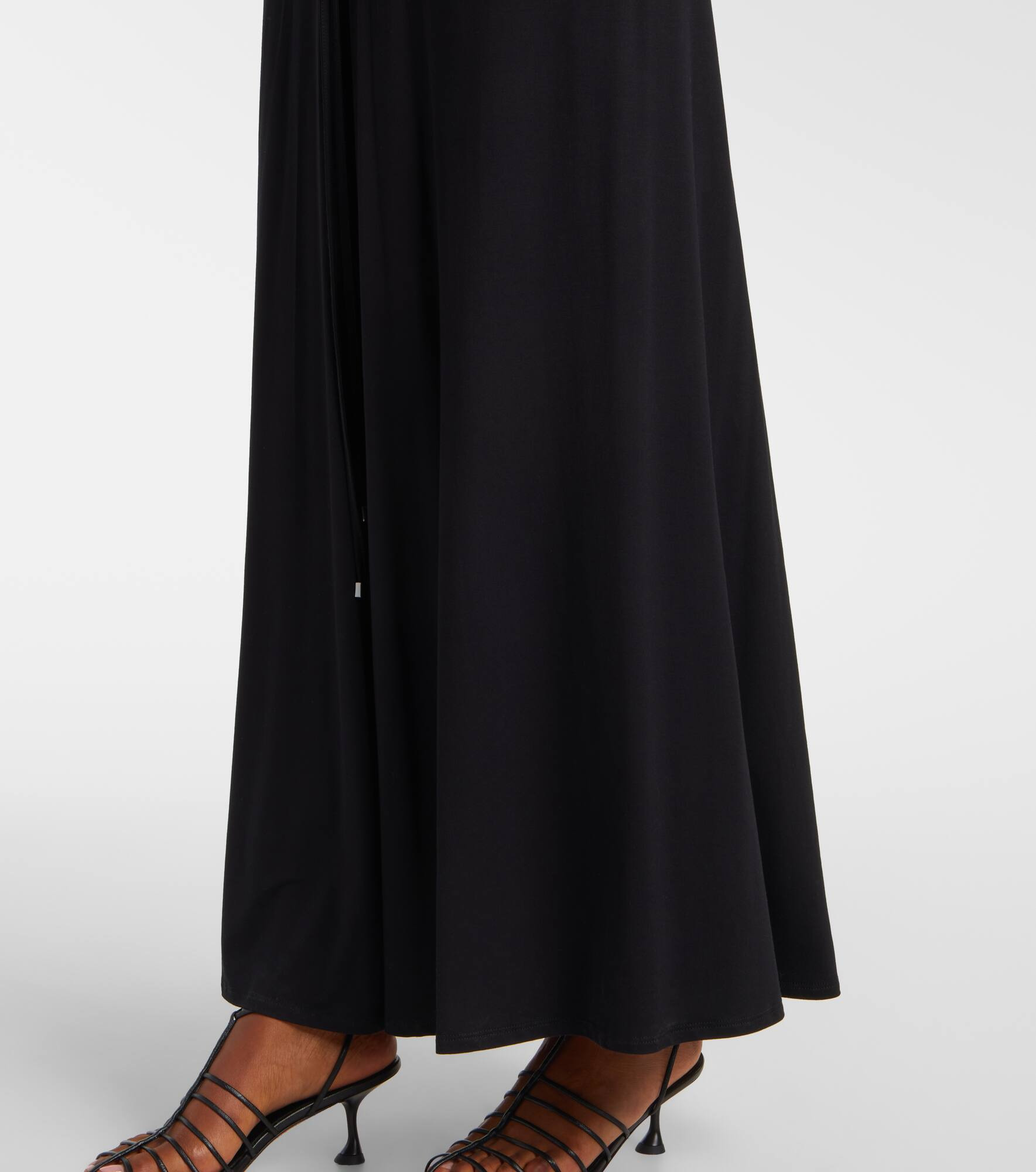 Doppia gathered maxi dress - 6
