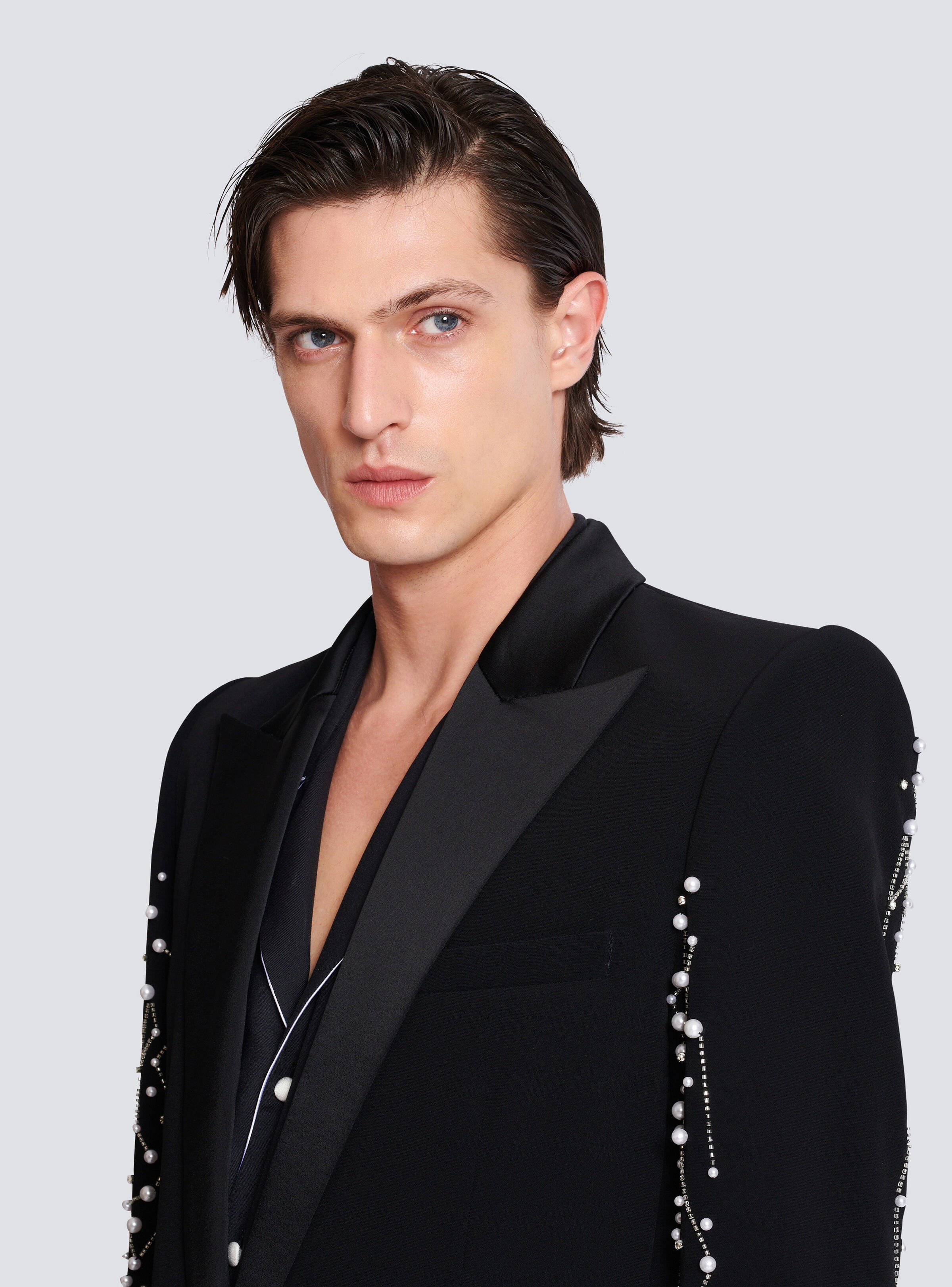1-button jacket with Constellation embroidery - 7