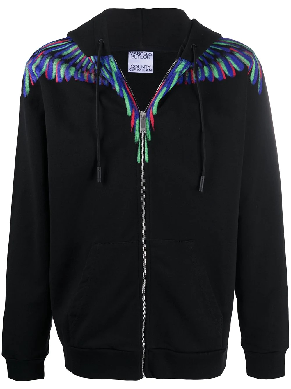 Wings zip-up hoodie - 1